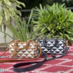 NAVY PYRAMID CROSSBODY